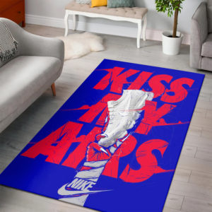 Nike Shoe Kiss My Airs Rug Home Decor