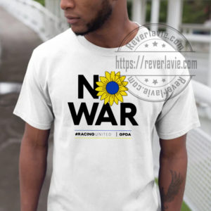 No War Racingunited Gpda Stand With Ukraine Max Verstappen T-shirt