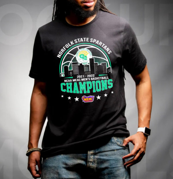 Norfolk State Spartans 2021-2022 Ncaa Meac Mens Basketball Champions Classic T-Shirt