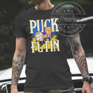 Official Puck Futin Trump Stand With Ukraine Support Love Peace Free Unisex T-shirt