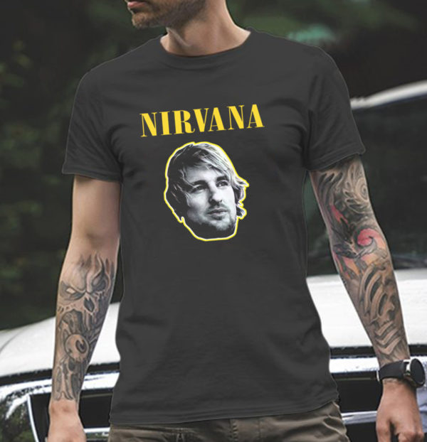 Owen Wilson Kurt Cobain Nirvana Classic T-Shirt
