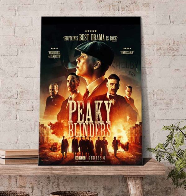 Peaky Blinders Season 6 BBC Official Poster Canvas