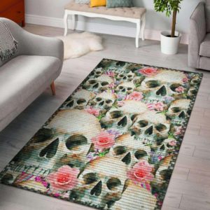 Perfection Premium Skull Area Rug Carpet