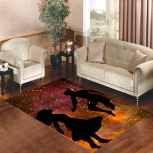 Peterpan On Galaxy Rug Living Room