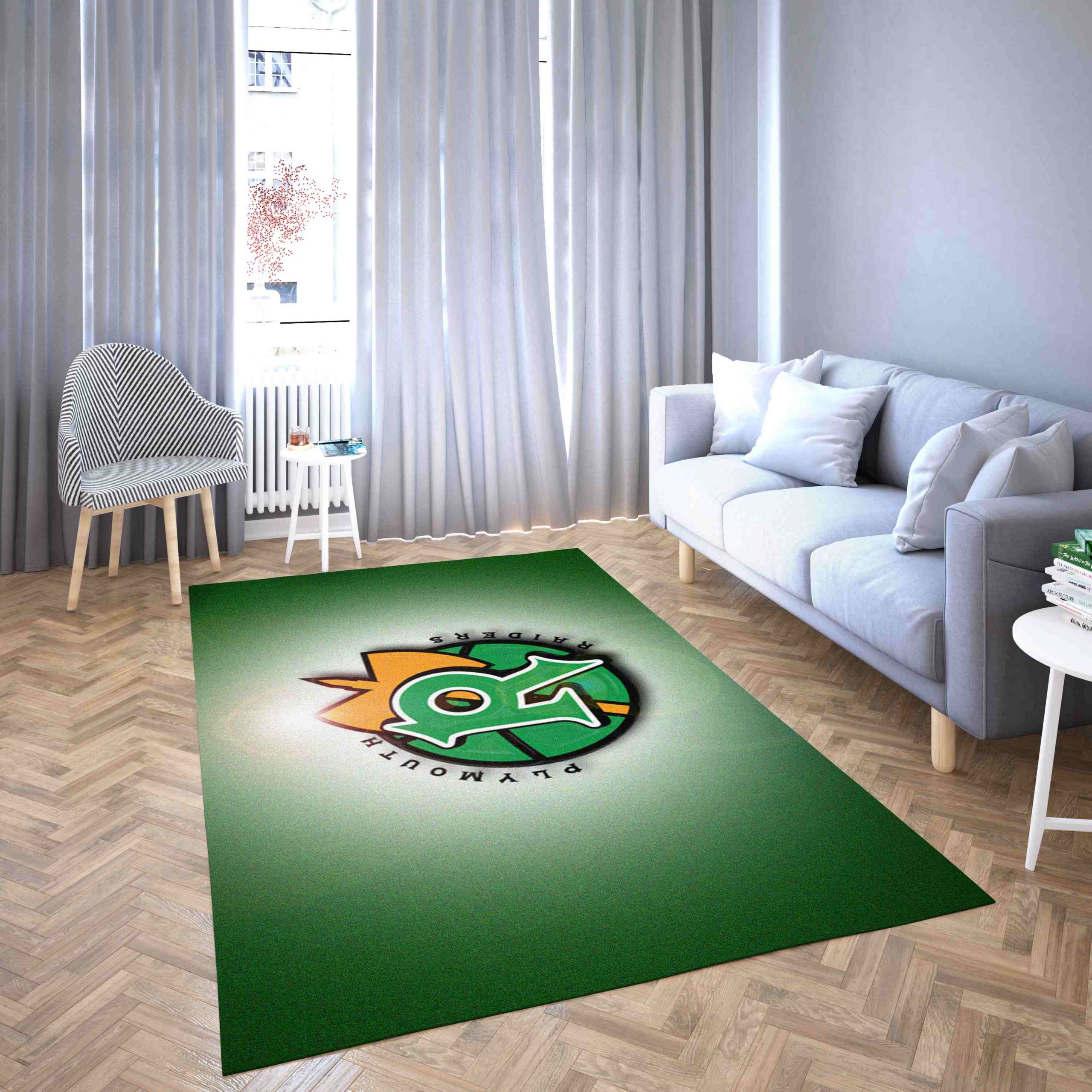 Plymouth Raiders Basketball Club Logo Area Rug Carpet Plymouth Raiders Basketball Club Logo Area Rug Carpet