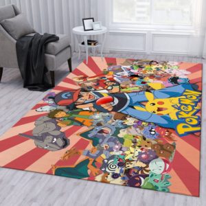 Pokemon All Anime Area Rug Carpet