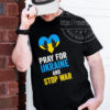 Make Love Not War Sunflower Ukrainian I Stand With Ukraine Classic T-Shirt