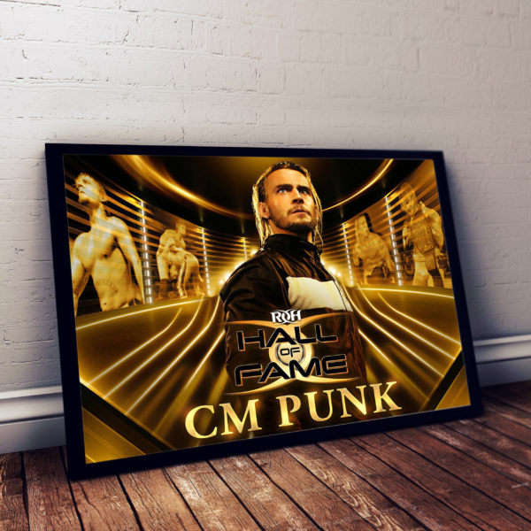 ROH Hall of Famers CM Punk Poster Canvas