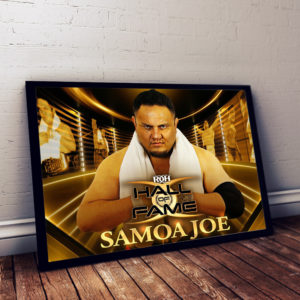 ROH Hall of Famers Samoa Joe Poster Canvas