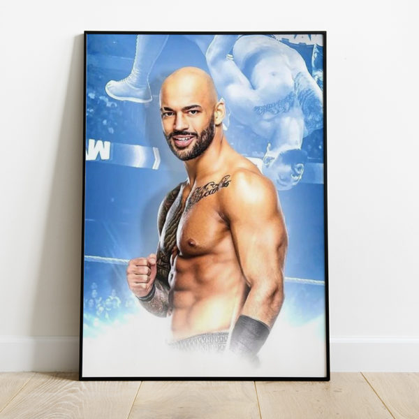 Ricochet Win WWE Continental Champion Poster Canvas