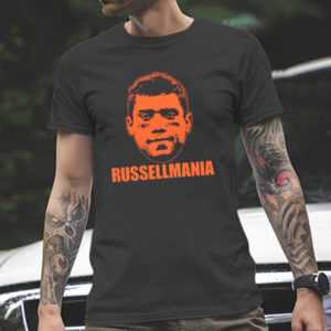 Russell Wilson Russellmania Sports Denver Broncos Football Fan T-Shirt