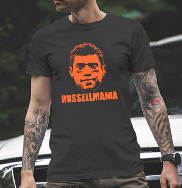 Russell Wilson Russellmania Sports Denver Broncos Football Fan T-Shirt