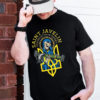Biker Stand With Ukraine T-Shirt