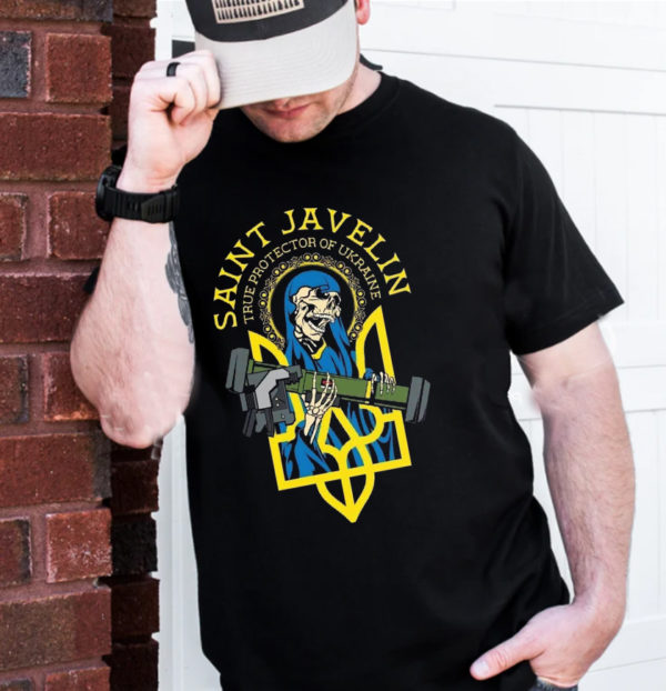 Saint Javelin True Protecor Of Ukraine T-Shirt