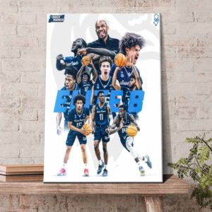Saint Peters Mens Basketball Elite 8 March Madness Poster Canvas