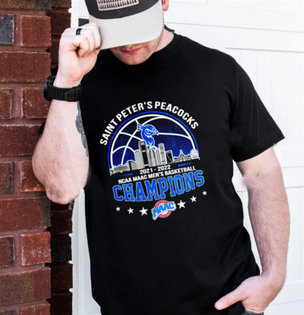 Saint Peter’s Peacocks Champions MAAC 2022 T-Shirt