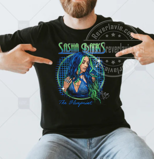Sasha Banks The Blueprint Authentic Unisex T-shirt