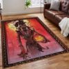 Skull Area Rug Carpet Home Decor