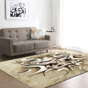 Skull Area  Rug Carpet