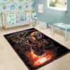 Wild Thing Skull Area Rug Carpet