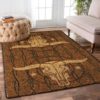 Weathered Premium Skull Area Rug Carpet