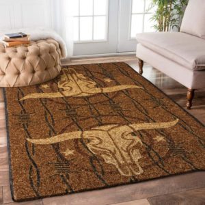 Skull Native American Rug Carpet