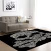 Halloween Skull Carpet Living Room Rugs