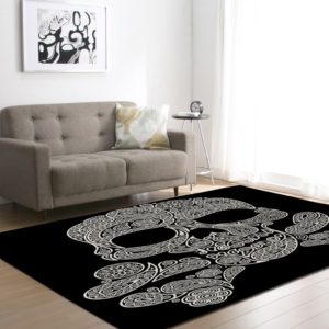 Skulls Of Death Area Rug Carpet