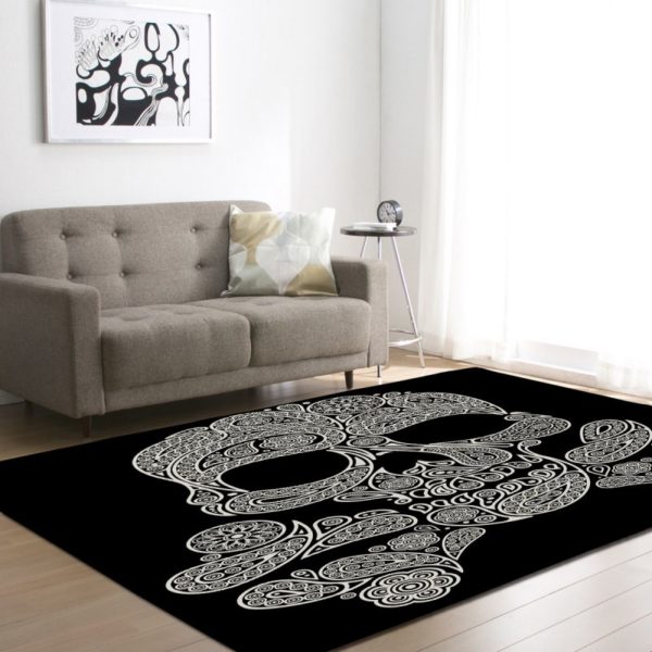Skulls Of Death Area Rug Carpet