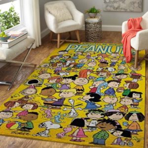 Snoopy Area Rug Carpet For Bedroom