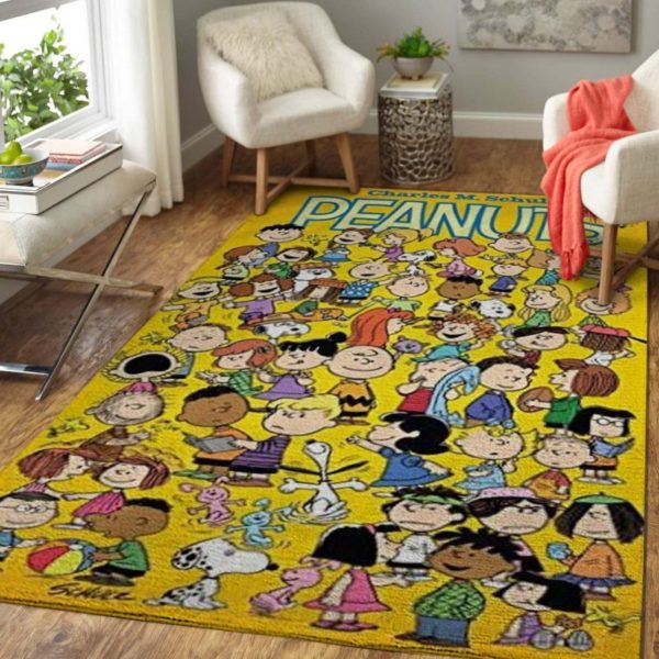 Snoopy Area Rug Carpet For Bedroom