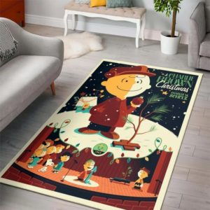 Snoopy Cartoon Aovies Area Rugs Carpet