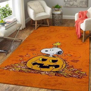 Snoopy Halloween Area Rug Carpet