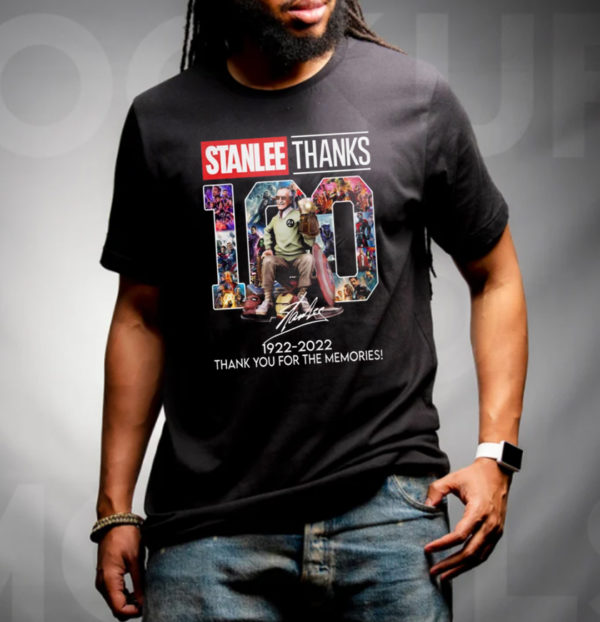 Stan Lee Thanks 100 Years 1922-2022 Signatures Thank You For The Memories Classic T-Shirt