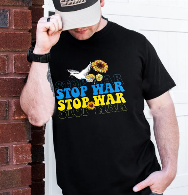 Stop War Ukraine Flag I Stand With Ukraine Ukraine Peace Classic T-Shirt