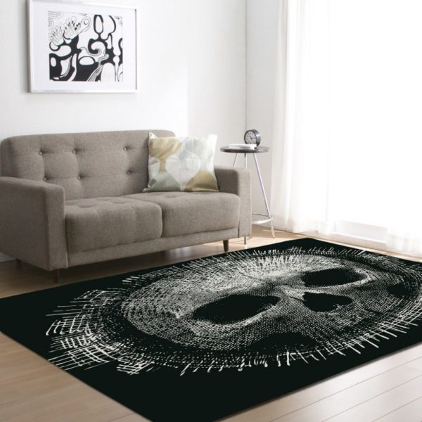 Sugar Skull Area Rug Carpet