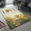 Hippie Sunflower Rug Living Room