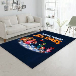 Super Mario All Stars Area Rug Carpet