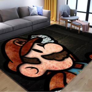 Super Mario Area Rug Carpet For Bedroom