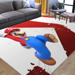 Super Mario Area Rug Carpet Living Room