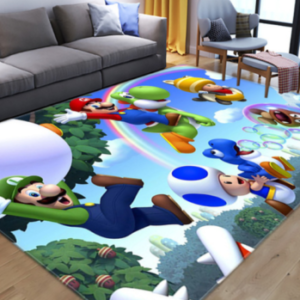 Super Mario Area Rug Carpet