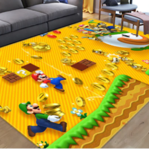 Super Mario Area Rug