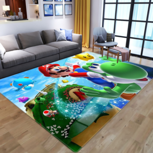 Super Mario Area Rug