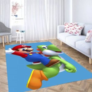 Super Mario Bros Area Rug Carpet For Living Room
