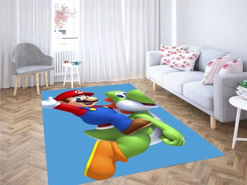 Super Mario Bros Area Rug Carpet For Living Room Super Mario Bros Area Rug Carpet For Living Room