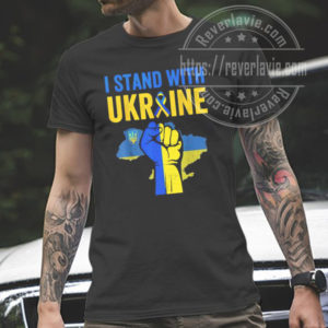 Support Ukraine I Stand With Ukraine Ribbon Flag Classic T-Shirt