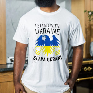 Поддержите Украину I Stand With Ukraine Slava Ukrani Classic Shirt