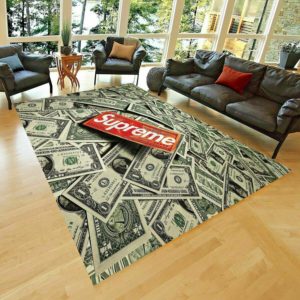 Supreme USD Dollar Money Rug Home Decor