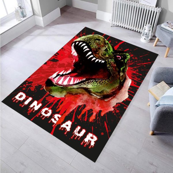 T-Rex Dinosaurs Rug Home For Living Room