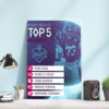 TOP 5 Running Backs NFL Draft 2022 Poster Canvas